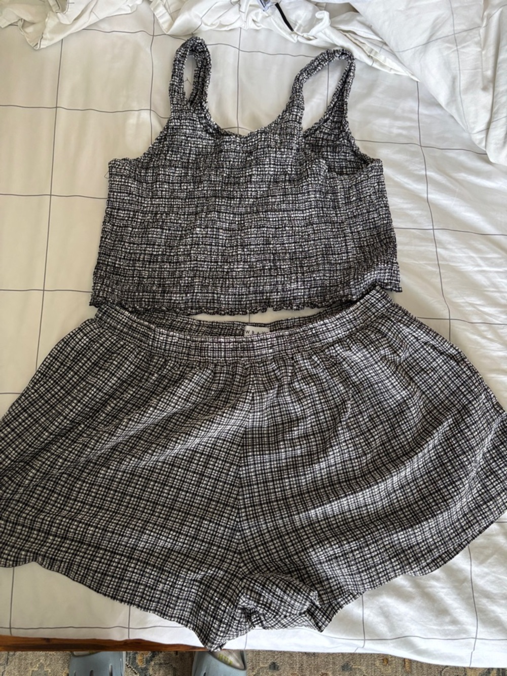 WRAY NYC Black & White matching set